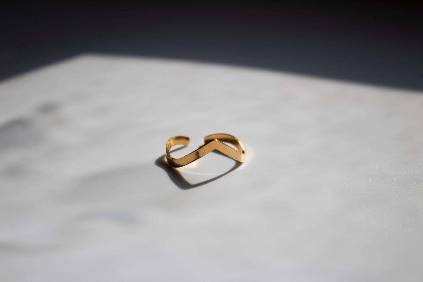 The Single Stack Open Back Ring