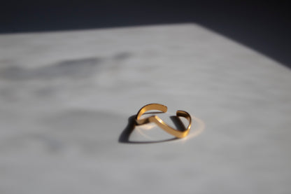 The Single Stack Open Back Ring