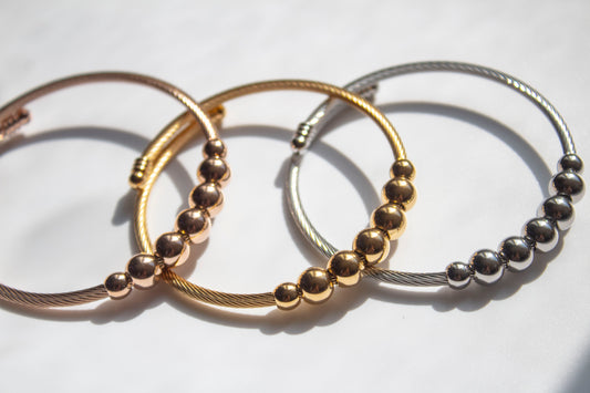 The Multi Ball Bangle Bracelets