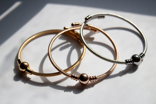 The Ball Bangle Bracelets